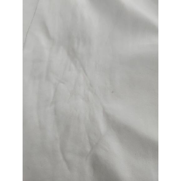 Vtg Santacroce Per Georgio's White Leather Pants & jacket Set Small READ! - Picture 15 of 16